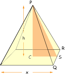 surface area of a rectangular pyramid