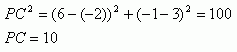 distance calculation