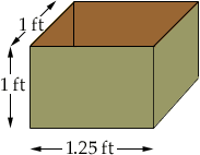 1 cubic best sale foot sub box