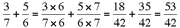 numeric fractions