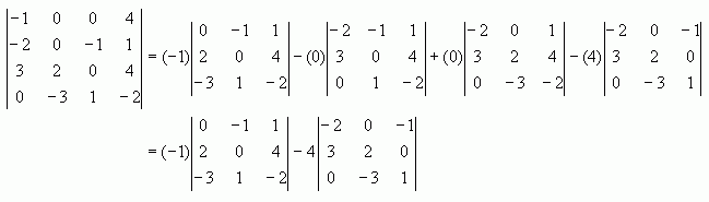 how-to-find-the-determinant-of-a-4x4-matrix