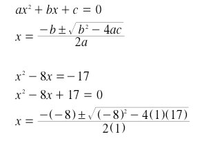 A Quadratic Equation Math Central