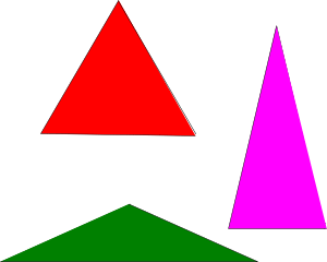 define isosceles triangle with figure