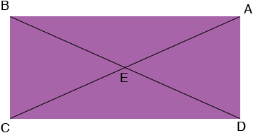 rectangle with diagonals