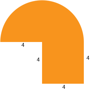 semicircle and square
