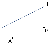 line and points