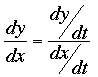dy/dx