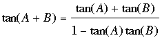 multiple angle tan expression