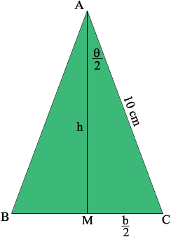define isosceles triangle in math