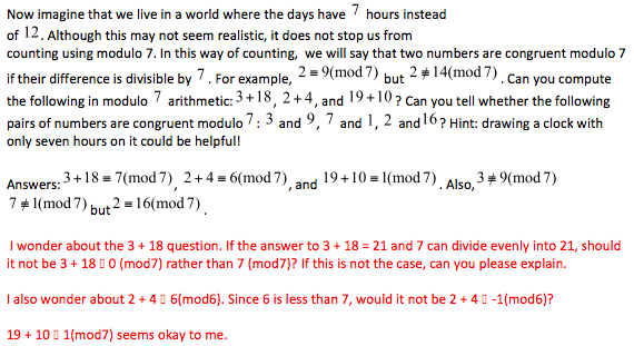 Mod math