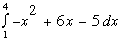 integral from 1 to 4